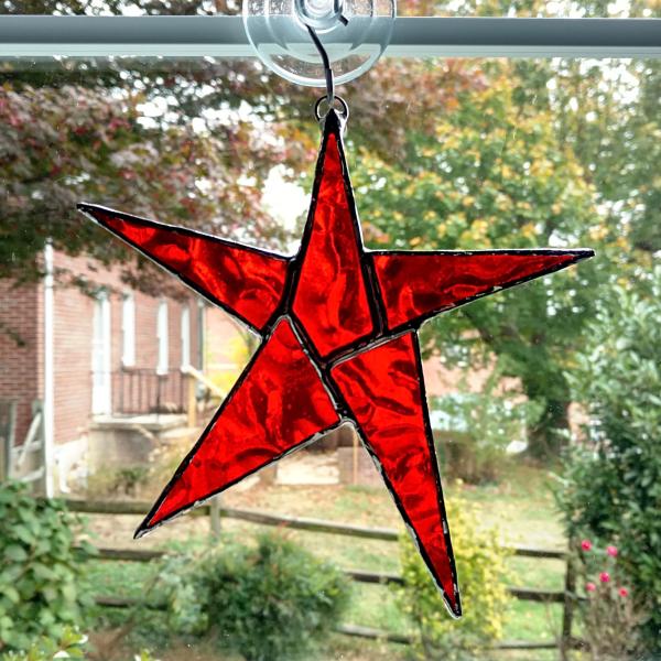 Stained Glass Star Suncatcher