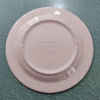 Vintage Henn Pottery Botanical Basket Ceramic Plate, Gerald E Henn Pottery, Floral Dinner Plate
