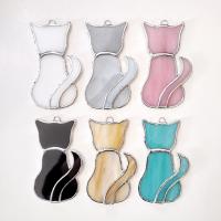 Stained Glass Cat Suncatcher