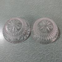 Vintage Princess House Royal Highlights Crystal Salad Dessert Bowls, Set of Two