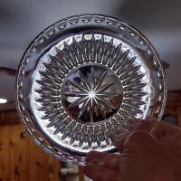 Vintage Princess House Royal Highlights Crystal Salad Dessert Bowls, Set of Two