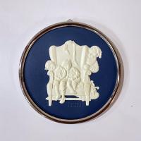 Vintage Hallmark Norman Rockwell Caught Napping 1984 Cameo Christmas Tree Ornament with Original Box