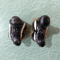 Vintage Ceramic Skunk Salt and Pepper Shaker Set