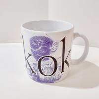 Vintage 2001 Starbucks Bangkok City Mug Collector Series, Thailand Purple and Black Coffee Mug