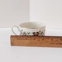 Vintage Marine Foundation Toys for Tots Flat Tea Cups and Saucers, Set of Four, Toy Shop Christmas Tea Set
