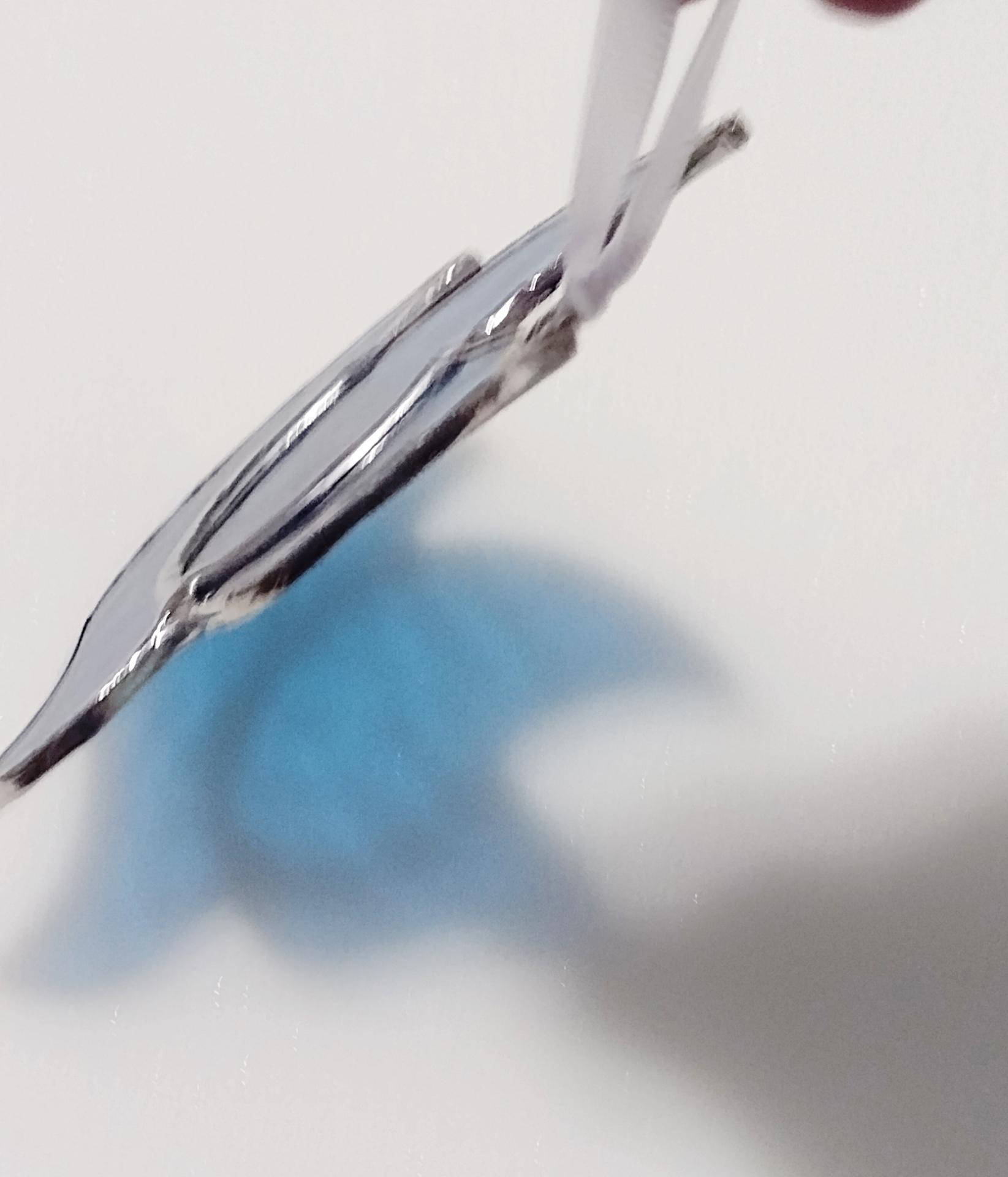 Stained Glass Dove Suncatcher, Blue Cathedral Glass, Custom Colors Available
