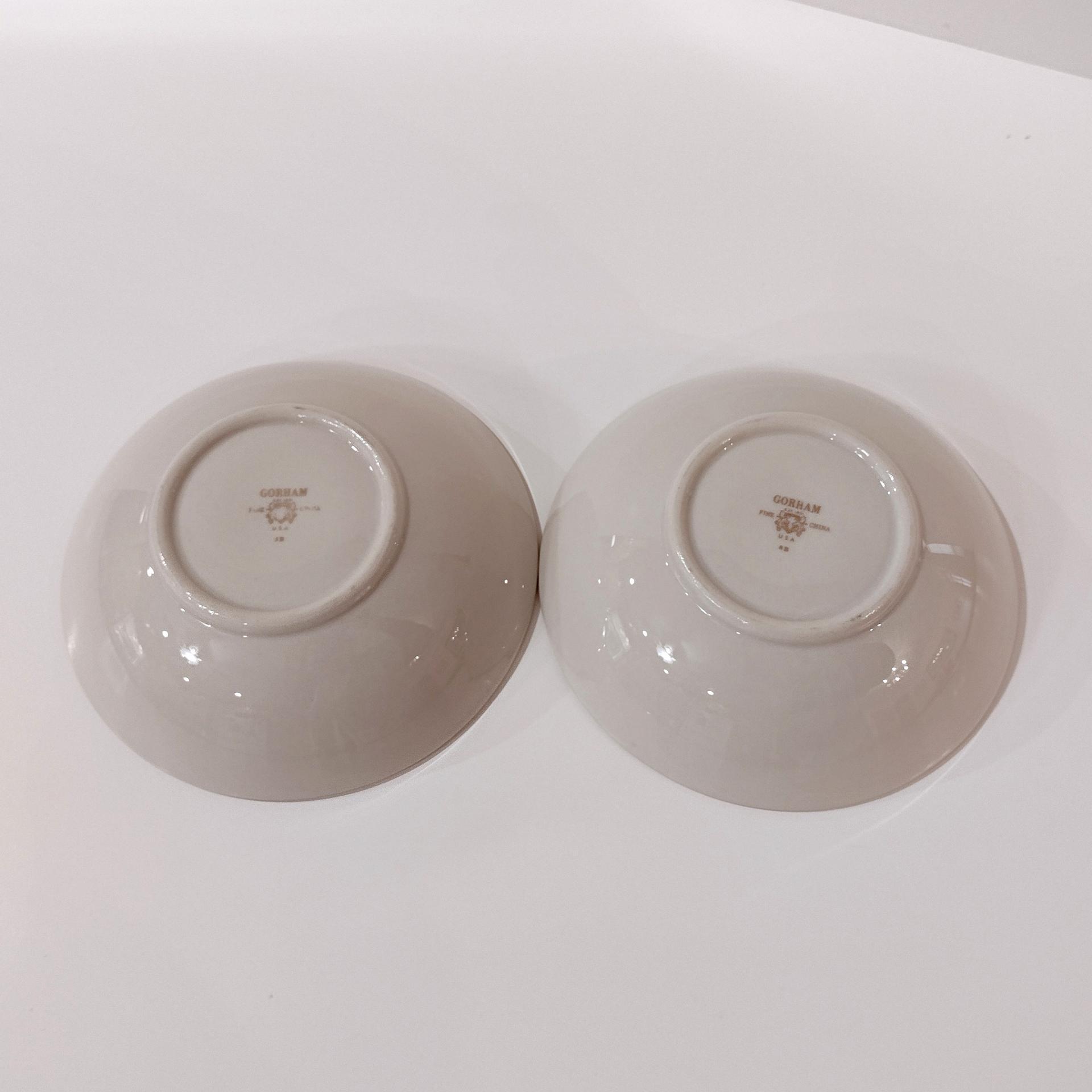 Vintage Gorham Lorenzo de Medici Dessert Bowls, Set of Two