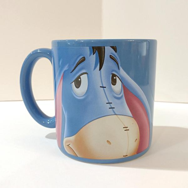 Vintage Disney Eeyore Blue Ceramic Oversized Coffee Tea Mug, Winnie the Pooh Character Mug, A A Milne