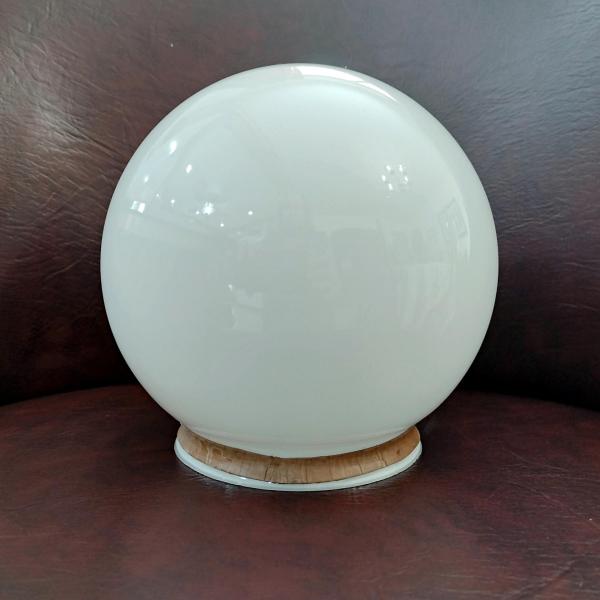 Vintage Round White Milk Glass Globe Light Cover Shade