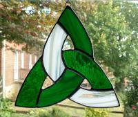 Celtic Knot Stained Glass Suncatcher