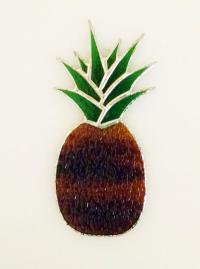 Pineapple Stained Glass Suncatcher