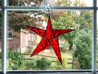 Stained Glass Star Suncatcher