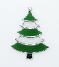 Stained Glass Christmas Tree Suncatcher / Ornament