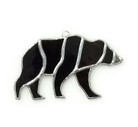 Stained Glass Bear Suncatcher