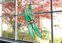Dragonfly Stained Glass Suncatcher