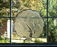 Tree Vintage Plate Window Hanging