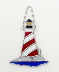 Lighthouse Stained Glass Suncatcher