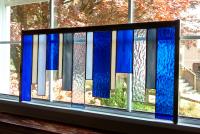 Stained Glass Window Valence, Custom Window Treatment