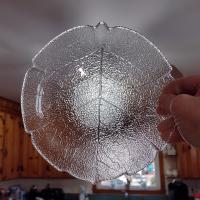 Vintage Arcoroc Aspen Leaf Salad Plates, Set of Five