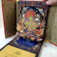 Vintage Tibetan Buddhist Alters Pop-up Book, A Pop-up Gallery of Traditional Art and Wisdom