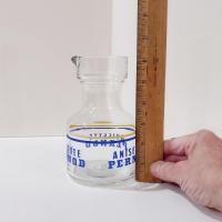 Vintage French Pernod Anisette Water Juice Carafe Bottle