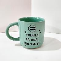 Aquarius Zodiac Mug, 14oz Wild Sage Double Sided Zodiac Coffee Mug