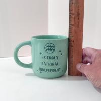 Aquarius Zodiac Mug, 14oz Wild Sage Double Sided Zodiac Coffee Mug