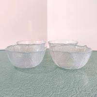 Vintage Arcoroc France Aspen Leaf Five Inch Round Bowls, Set of 4