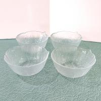 Vintage Arcoroc France Aspen Leaf Five Inch Round Bowls, Set of 4