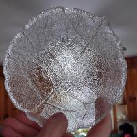 Vintage Arcoroc France Aspen Leaf Five Inch Round Bowls, Set of 4