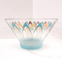 Vintage Anchor Hocking Happy Hour Atomic Boomerang Starburst Chip or Salad Bowl