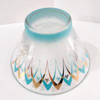 Vintage Anchor Hocking Happy Hour Atomic Boomerang Starburst Chip or Salad Bowl