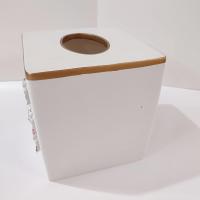 Vintage Avanti Dream Big Tissue Box Cover Holder, Perfume Bottle and Flowers Design Bathroom Decor