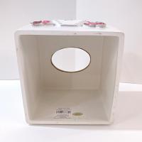 Vintage Avanti Dream Big Tissue Box Cover Holder, Perfume Bottle and Flowers Design Bathroom Decor