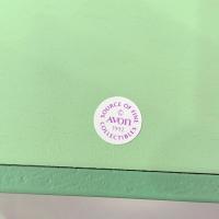 Vintage Avon Best Buddies Display Shelf, Wall Mount or Tabletop Green Tree Wooden Shelf, Kids Room Decor