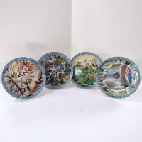 Vintage Danbury Mint Winged Treasures Bird Collector Plates, Set of Four
