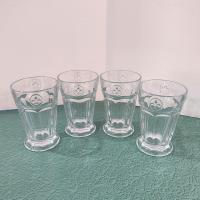 Vintage Fleur de Lis Drinking Glasses, Set of Four