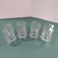 Vintage Fleur de Lis Drinking Glasses, Set of Four