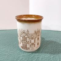 Vintage Coloroll England Biltons Ceramic Coffee Tea Mug, Village Scene Mug