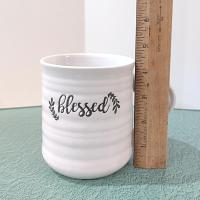 Vintage Blessed Oversized Ceramic Coffee Tea Mug