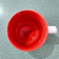 Vintage Crazy Dog Lady Blobby Dog Ceramic Coffee Tea Mug, Dog Lover Gift