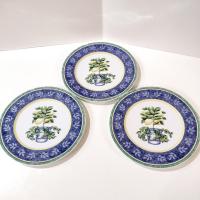 Vintage Villeroy and Boch Switch 3 Corfu Country Collection Luncheon Plate, German Porcelain Plate with Lemon Tree Design