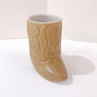 Vintage Ceramarte Western Cowboy Boot Mug, Small Boot Succulent Planter Pot, Pen Pencil Holder