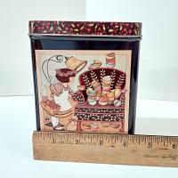 Vintage Life is Just a Chair of Bowlies 1986 Mary Engelbright Tin Storage Container Box