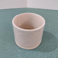 Vintage Ceramic Planter Pot, Beige Glaze Ceramic Small Pot