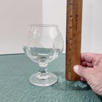 Vintage Libbey Chivalry Brandy Snifter Cognac Glasses, Set of Two