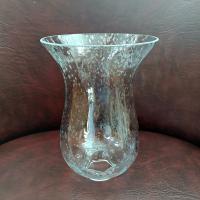Vintage Clear Bubble Glass Hurricane Candle Chimney, Glass Oil Lamp Globe