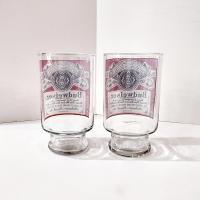 Vintage Budweiser 32 Ounce Large Beer Glasses, Set of Two