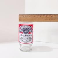 Vintage Budweiser 13 Ounce Beer Drinking Glasses, Set of Four