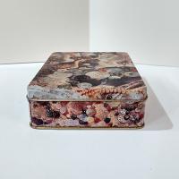 Vintage Buttons Pearls and Lace Metal Storage Tin Box